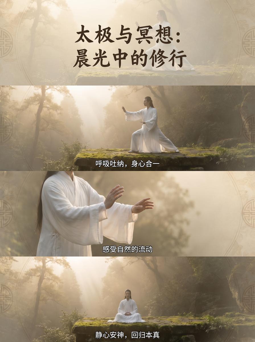 17C 太极晨练视频演示：晨光中的东方身心修行 - www.znekfrz.cn