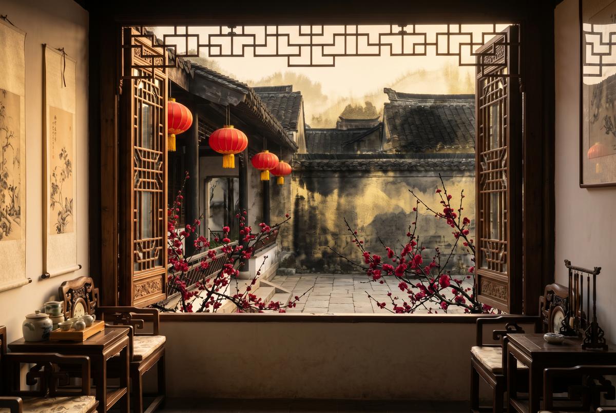 17C国风美学 - 古建庭院意境 - www.znekfrz.cn